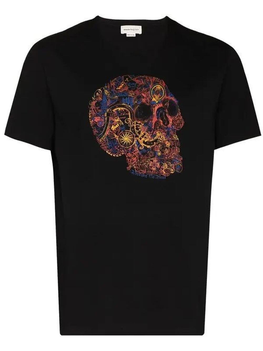 ALEXANDER MCQUEEN LONDON SKULL PRINT T shirt nwt size XL (retails $260)